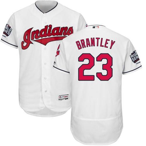 Michael Brantley Cleveland Guardians white Authentic jersey