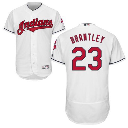 Michael Brantley Cleveland Guardians white Authentic jersey