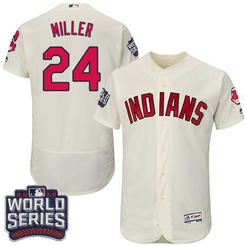 Andrew Miller Cleveland Guardians cream Authentic jersey