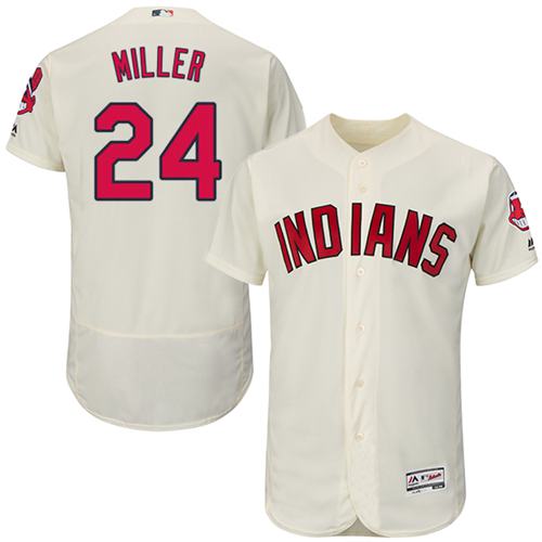 Andrew Miller Cleveland Guardians cream Authentic jersey