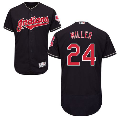 Andrew Miller Cleveland Guardians navy Authentic jersey