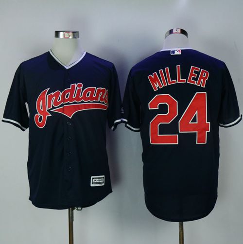 Andrew Miller Cleveland Guardians navy jersey