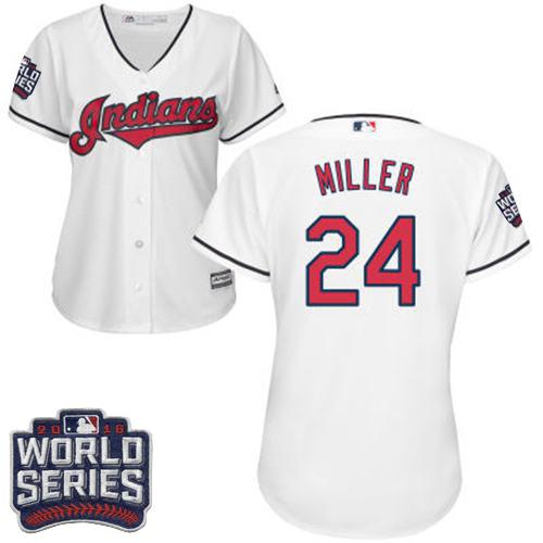 Andrew Miller Cleveland Guardians white Home jersey