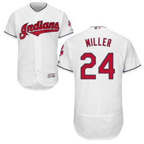 Andrew Miller Cleveland Guardians white Authentic jersey