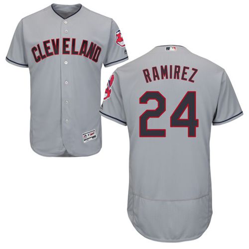 Manny Ramirez Cleveland Guardians grey Authentic jersey