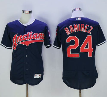 Manny Ramirez Cleveland Guardians navy Authentic jersey