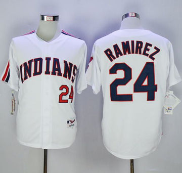 Manny Ramirez Cleveland Guardians white jersey