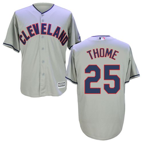 Jim Thome Cleveland Guardians grey jersey