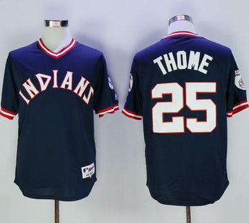 Jim Thome Cleveland Guardians navy jersey