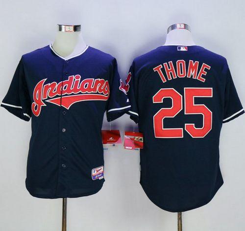 Jim Thome Cleveland Guardians navy jersey
