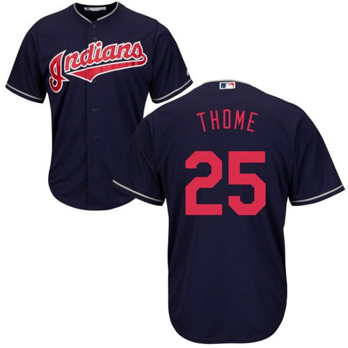 Jim Thome Cleveland Guardians navy jersey