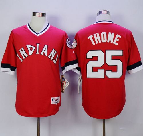 Jim Thome Cleveland Guardians red jersey