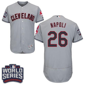 Mike Napoli Cleveland Guardians grey Authentic jersey