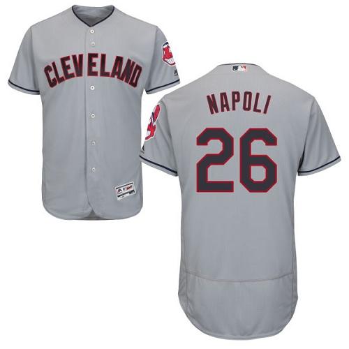 Mike Napoli Cleveland Guardians grey Authentic jersey