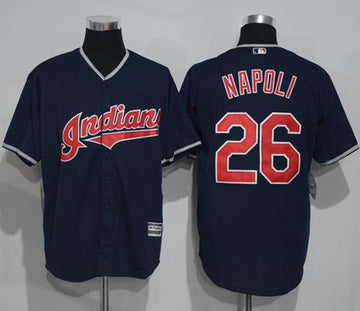 Mike Napoli Cleveland Guardians navy jersey