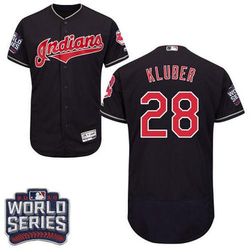 Corey Kluber Cleveland Guardians navy Authentic jersey
