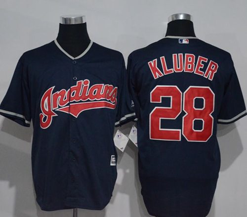 Corey Kluber Cleveland Guardians navy jersey