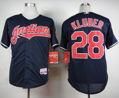 Corey Kluber Cleveland Guardians navy jersey