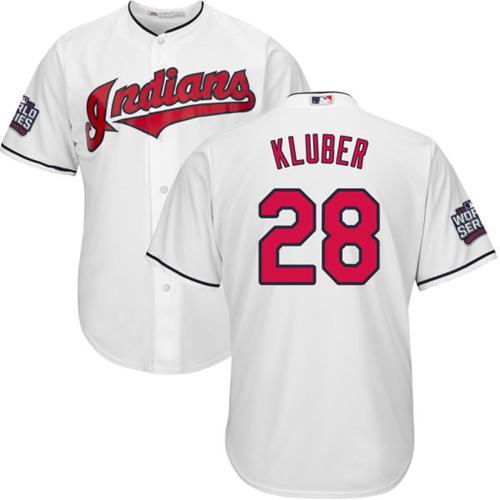 Corey Kluber Cleveland Guardians white Home jersey