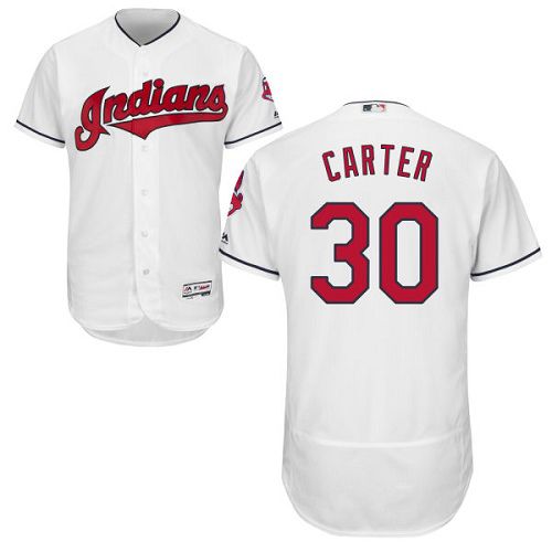 Joe Carter Cleveland Guardians white Authentic jersey