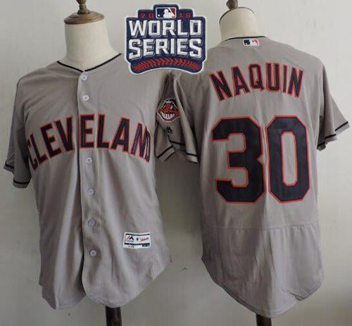 Tyler Naquin Cleveland Guardians grey Authentic jersey