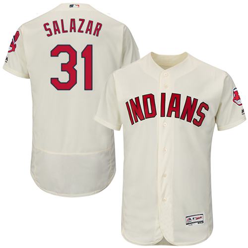 Danny Salazar Cleveland Guardians cream Authentic jersey