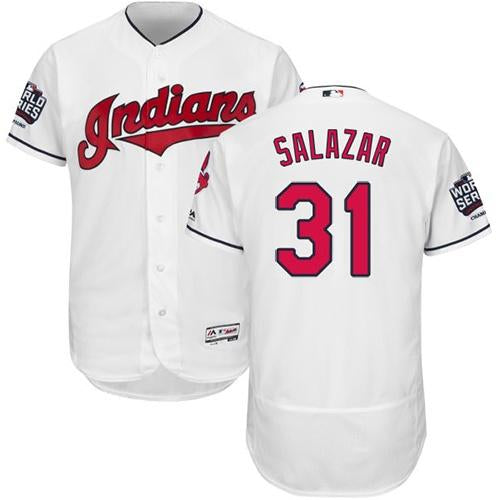 Danny Salazar Cleveland Guardians white Authentic jersey