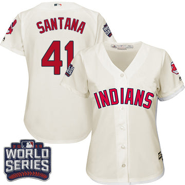 Carlos Santana Cleveland Guardians cream Alternate jersey