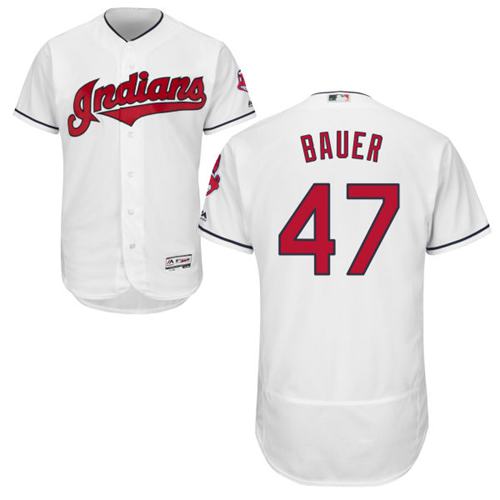 Trevor Bauer Cleveland Guardians white Authentic jersey