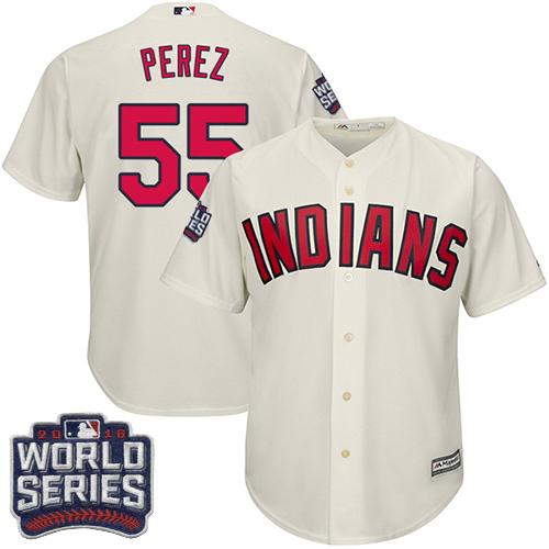 Roberto Perez Cleveland Guardians cream Alternate jersey
