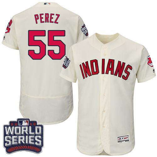 Roberto Perez Cleveland Guardians cream Authentic jersey