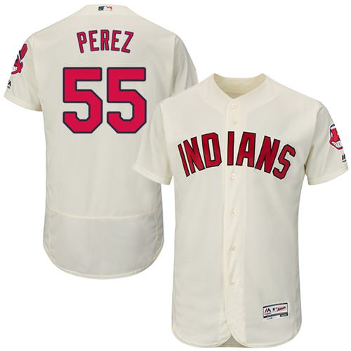 Roberto Perez Cleveland Guardians cream Authentic jersey