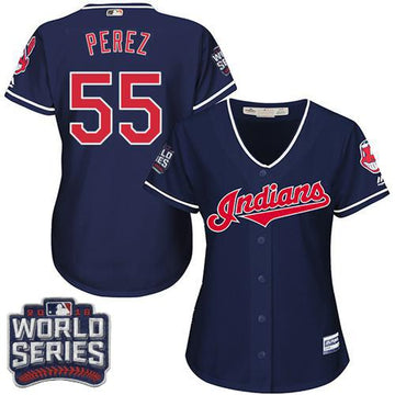 Roberto Perez Cleveland Guardians navy Alternate jersey