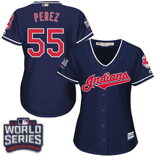 Roberto Perez Cleveland Guardians navy Alternate jersey