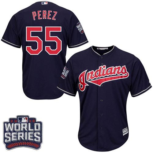 Roberto Perez Cleveland Guardians navy Alternate jersey