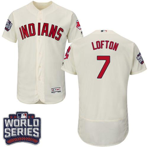 Kenny Lofton Cleveland Guardians cream Authentic jersey