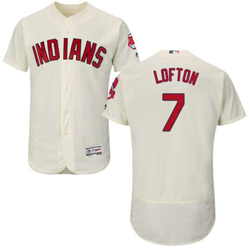 Kenny Lofton Cleveland Guardians cream Authentic jersey