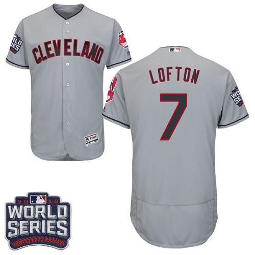 Kenny Lofton Cleveland Guardians grey Authentic jersey