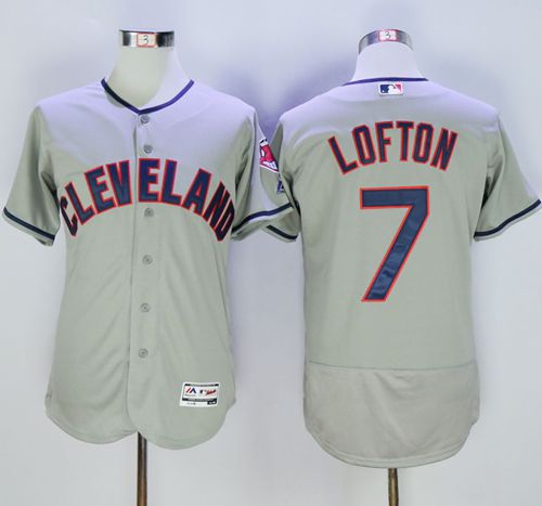 Kenny Lofton Cleveland Guardians grey Authentic jersey