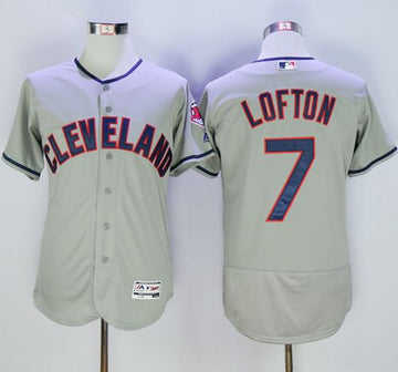 Kenny Lofton Cleveland Guardians grey Authentic jersey
