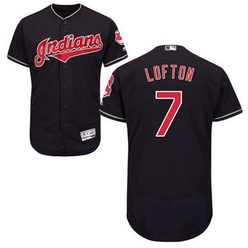 Kenny Lofton Cleveland Guardians navy Authentic jersey