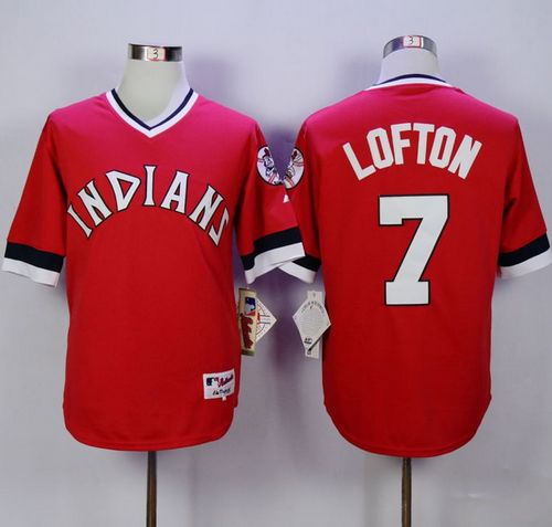 Kenny Lofton Cleveland Guardians red jersey