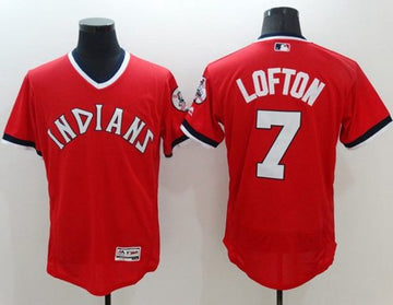 Kenny Lofton Cleveland Guardians red Authentic jersey