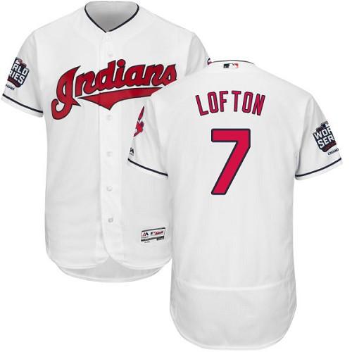 Kenny Lofton Cleveland Guardians white Authentic jersey