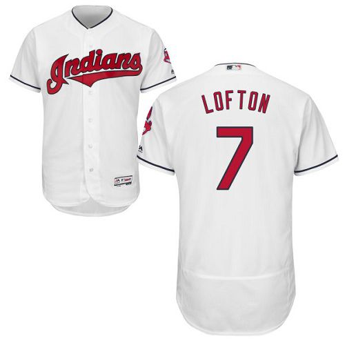 Kenny Lofton Cleveland Guardians white Authentic jersey