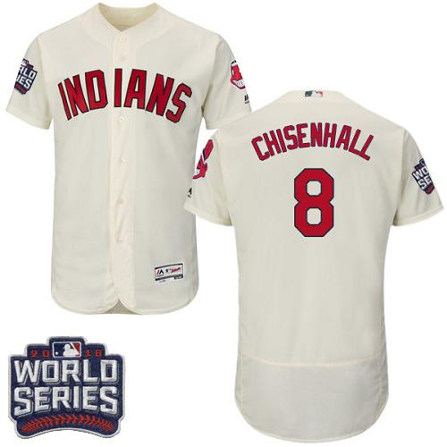 Lonnie Chisenhall Cleveland Guardians cream Authentic jersey