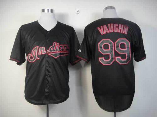 Ricky Vaughn Cleveland Guardians black Fashion jersey