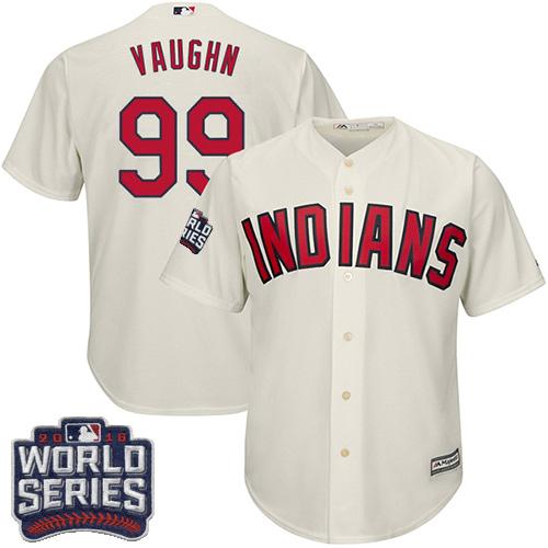 Ricky Vaughn Cleveland Guardians cream Alternate jersey