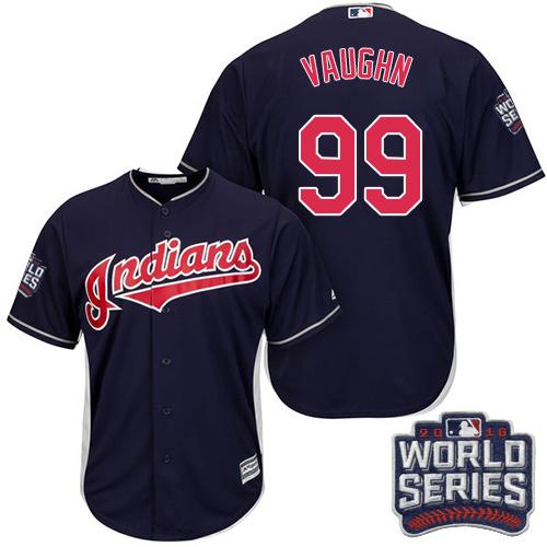 Ricky Vaughn Cleveland Guardians navy Alternate jersey
