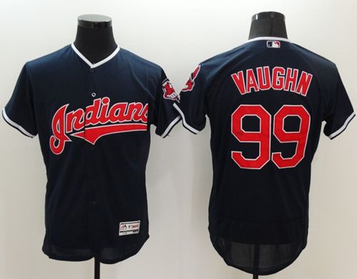 Ricky Vaughn Cleveland Guardians navy Authentic jersey